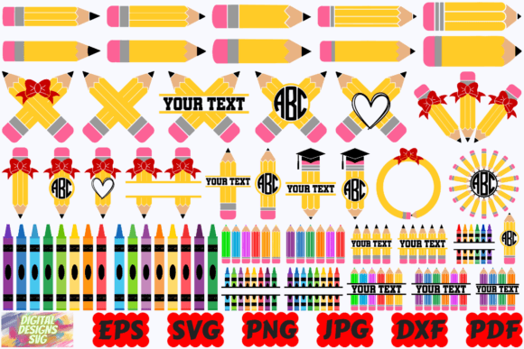 Download Pencil SVG | Crayon SVG | School Pencil - Crayon Collection