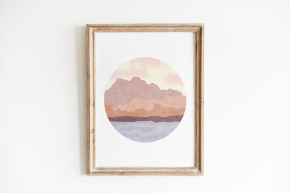 Download Printable Wall Art Boho Mountain Poster - Poster Collection