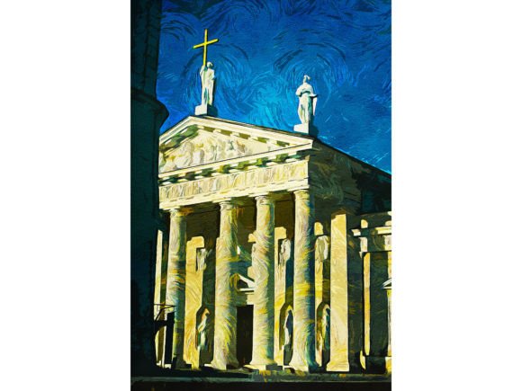 Download Vilnius Lithuania Unique Oil Paint - Unique Collection