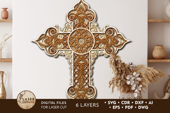 Download CROSS RELIGIOUS Wood &amp; Paper Cut Design - Paper cut design Collection